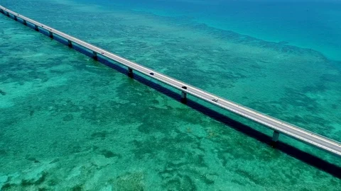 The beautiful seascape at Okinawa in Japan Stock Footage