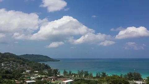 Beautiful seascape timelapse (time lapse, time-lapse) of coastline 動画素材 73348372
