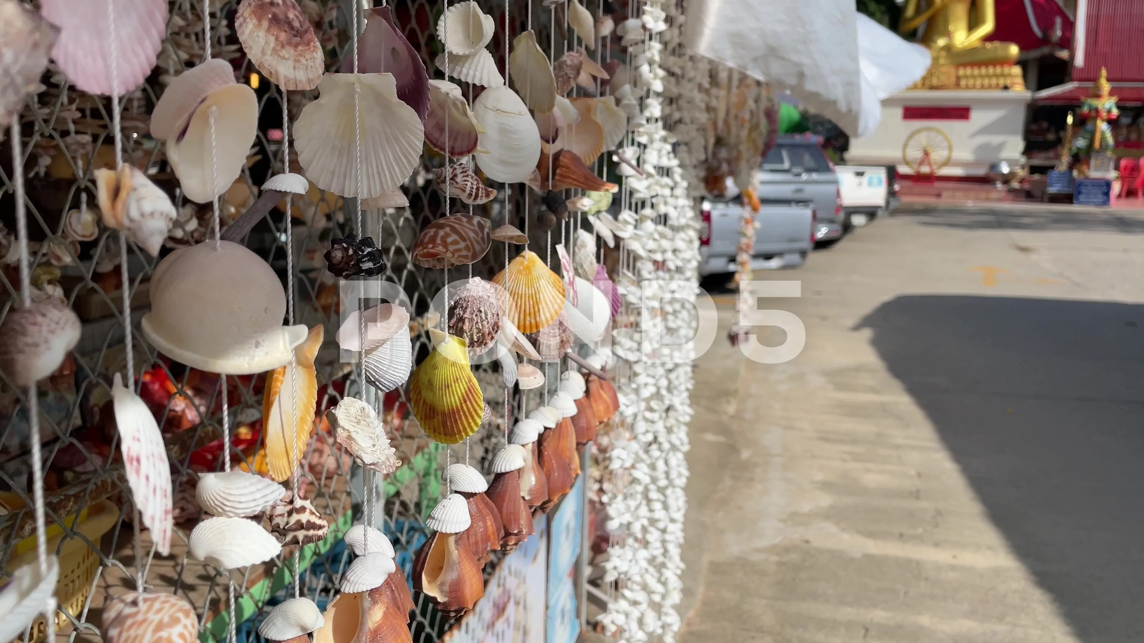 Seashell hanging decoration hi-res stock photography and images