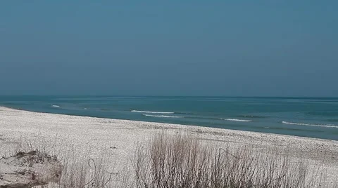 Beautiful seashore panorama Video stock 42544192