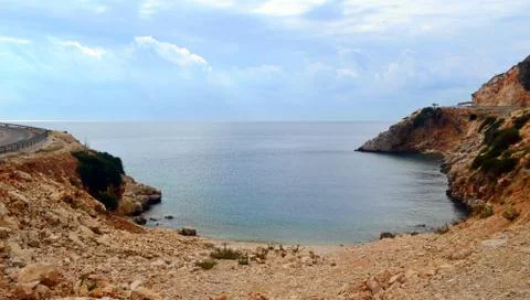 Beautiful seaside 库存照片