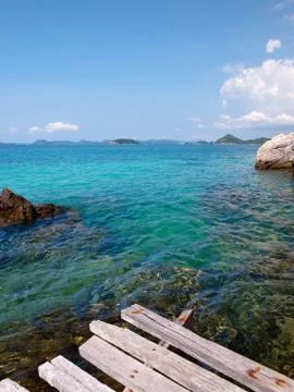 Beautiful seaside Stock Photos