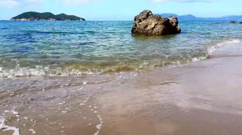 Beautiful seaside view Vídeo Stock 41251620