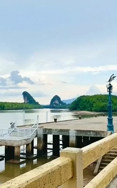 Beautiful seaside view Stock Footage 203933924