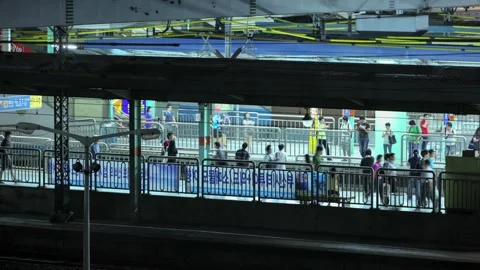 Beautiful Seoul - Subway Station Stock Footage