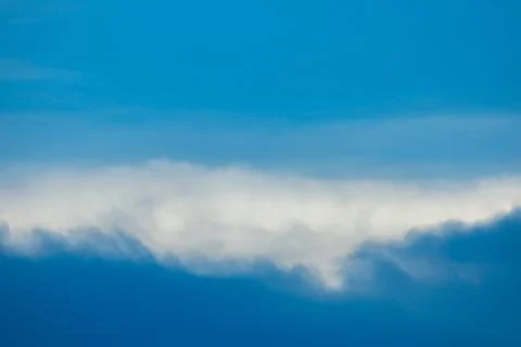 Beautiful shape of cloud and blue sky for background Stock Photos