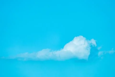 Beautiful shape of cloud and blue sky for background Stock Photos