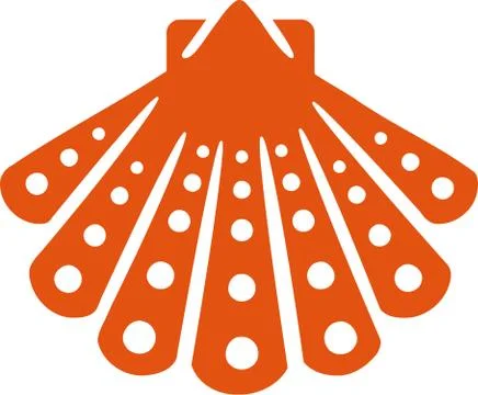 Beautiful shell icon Stock Illustration