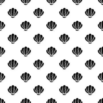 Beautiful shell icon, simple style Stock Illustration