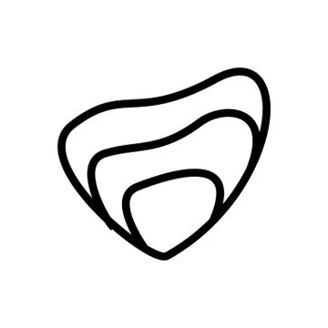 Beautiful shell icon vector. Isolated contour symbol illustration 스톡 일러스트