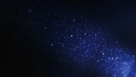 Beautiful shine Floating Dust Particles with Flare on Black Background in Slow Stockbeeldmateriaal 157587429