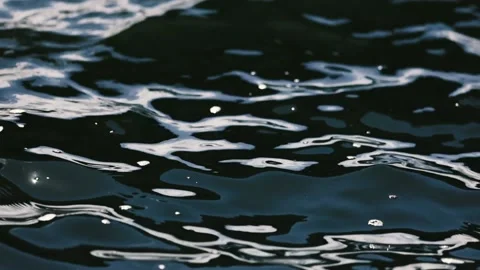 Beautiful Shining Water Surface, Slow Motion Stock Footage 148488576