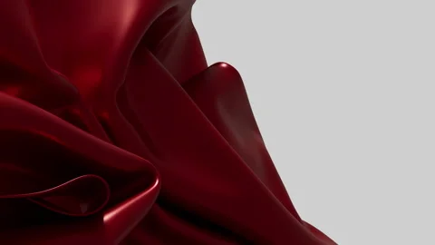 Beautiful shiny maroon material moves slowly creating a soft backdrop 스톡 동영상 344425878