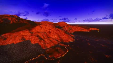 Beautiful shore 库存插图