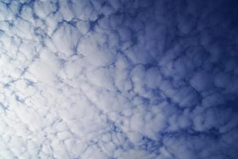 Beautiful shot of the patterns of the clouds in the sky Fotos Stock