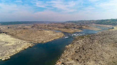 Beautiful Shot Of Summer River Stock Footage 102600296