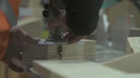 Beautiful shots of construction workers assembling materials Stock Footage 252077012