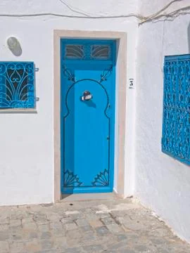 Beautiful shutter Tunis Fotos Stock