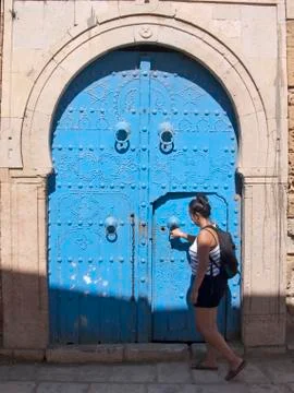 Beautiful shutter Tunis Stock Photos