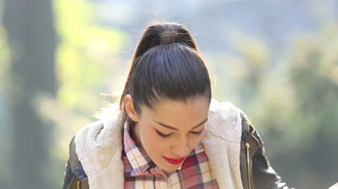 Beautiful singer dancing with microphone Stock Footage 59556550