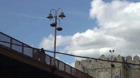 Beautiful sky above the fort 動画素材 37847653