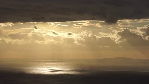 Beautiful sky and cloud during sunset Stock Footage 77805656