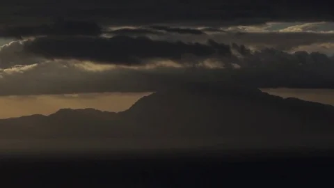 Beautiful sky and cloud during sunset Stock Footage 77805691