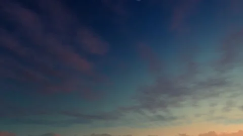 Beautiful Sky and cloud time lapse of clouds blowing 動画素材 203114085