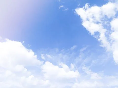 Beautiful sky and clouds background. Stock Photos