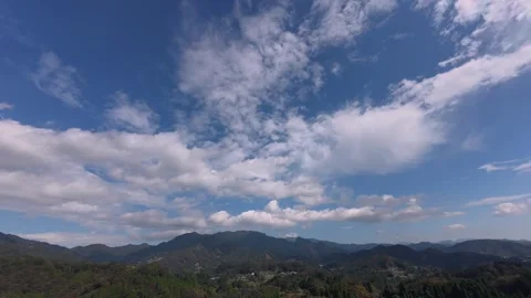 Beautiful Sky and Clouds in Motion – Timelapse Nature Footage Stock Footage 336956012