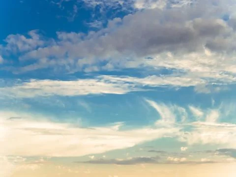 Beautiful sky and clouds Stock Photos