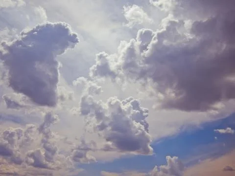 Beautiful sky and clouds Фото