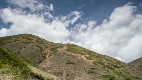 Beautiful sky and mountain Stock Footage 163359774