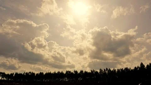Beautiful sky background with cloud formation Foto stock