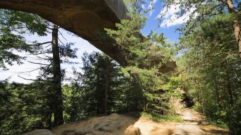 Beautiful Sky Bridge of Pine Ridge Kentucky Vidéo 82154660