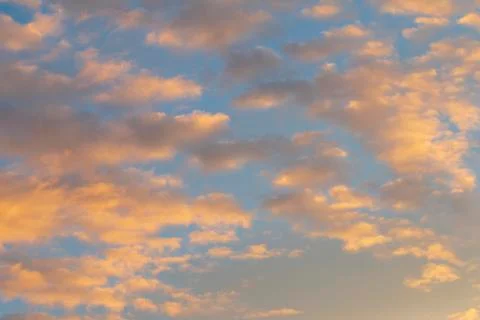 Beautiful sky with cloud before sunset 写真素材