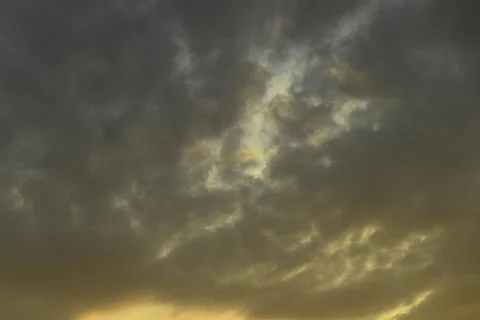 Beautiful sky with cloud before sunset Stock Photos