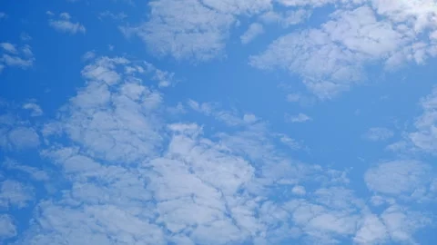 Beautiful sky with clouds and sun on a summer day. Stock Footage 260446667