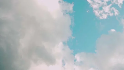 Beautiful sky with clouds background, Stock Footage 140487848