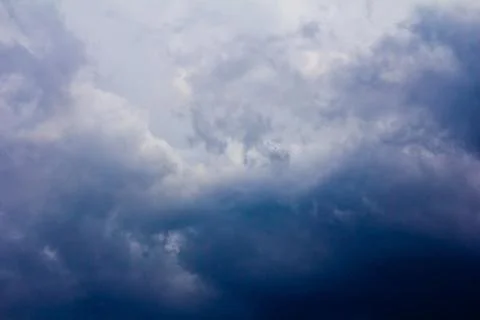 The beautiful sky with clouds as a background Stock Photos