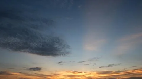 Beautiful sky with clouds background. Stock Photos