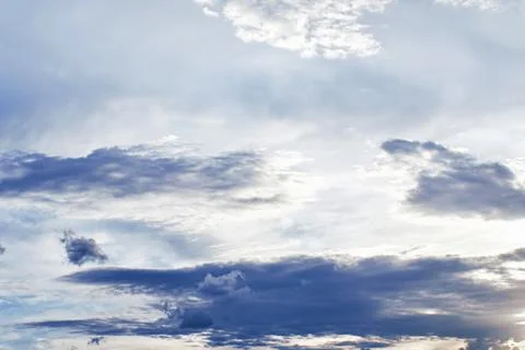 Beautiful sky with clouds background Foto stock