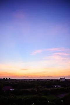 Beautiful sky clouds Stock Photos