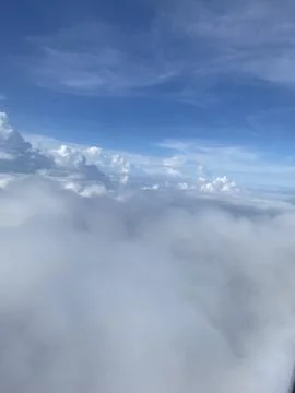 Beautiful sky with the clouds 스톡 사진