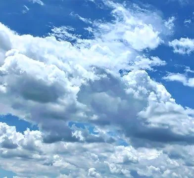 Beautiful sky clouds Stock Photos