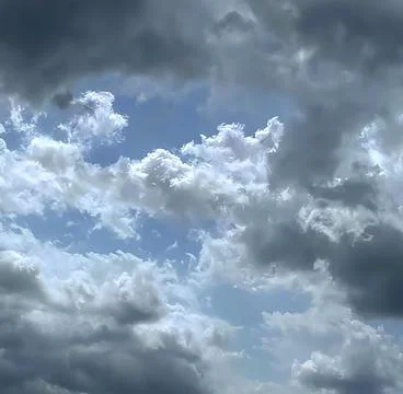 Beautiful sky clouds Foto stock