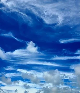Beautiful sky clouds Stock Photos