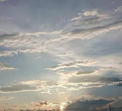 Beautiful sky clouds Stock Photos