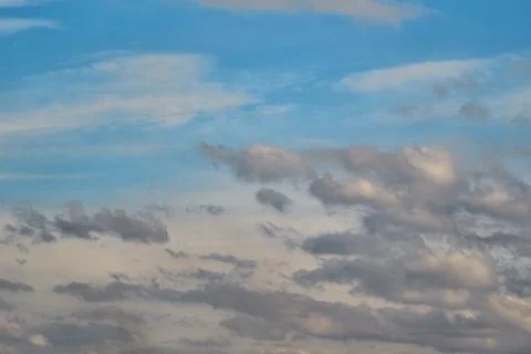 Beautiful sky with clouds, sky with clouds background Foto stock