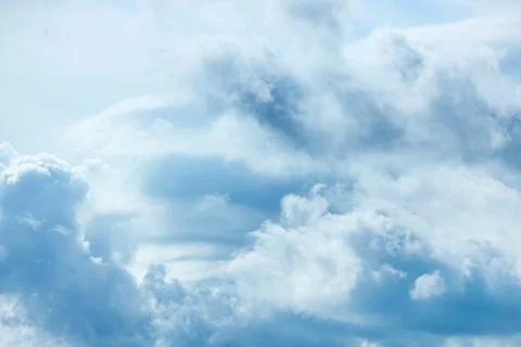 Beautiful sky with grey clouds as background Stock Photos